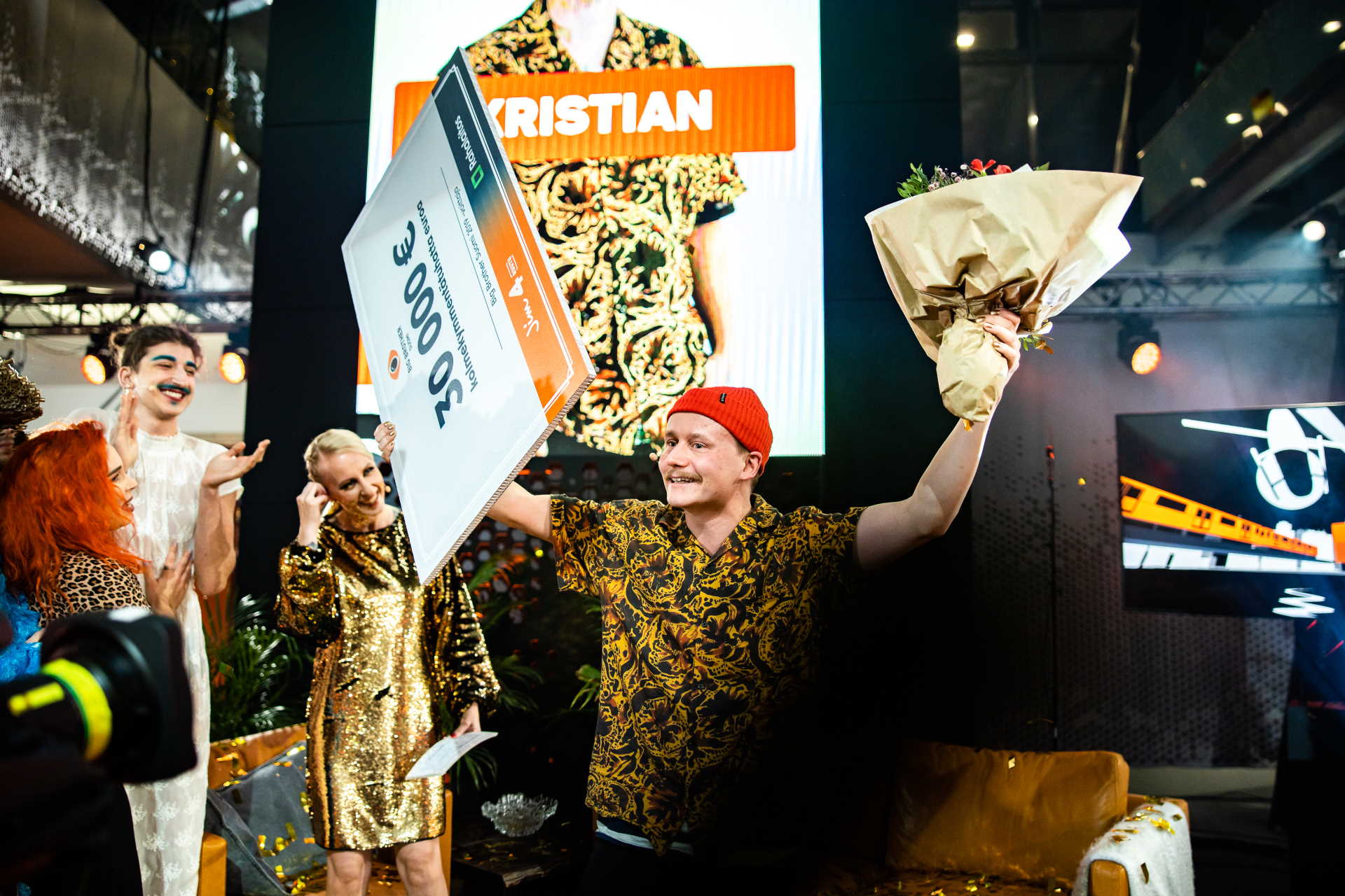 Kristian voitti Big Brotherin vuonna 2019. Kuva: © 2019 Petri Mast / Nelonen Media.