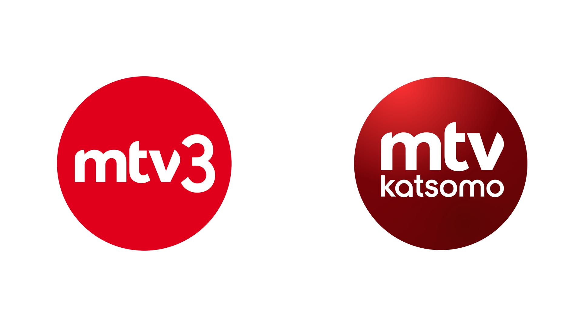 MTV3:n ja MTV Katsomon logot. Kuva: © MTV Oy.