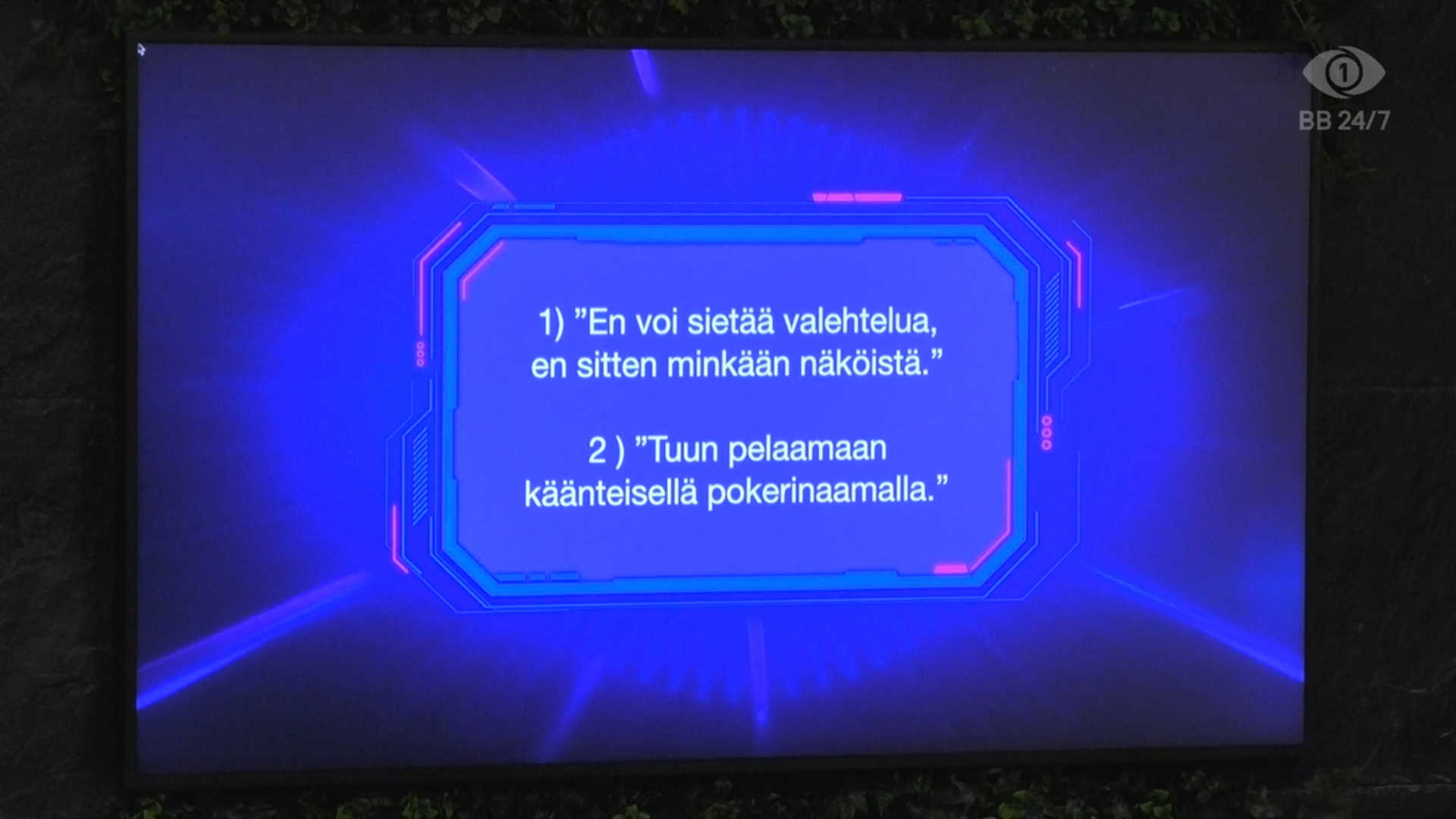 Viimeiset sitaatit ratkaisivat päivätehtävän voiton. Kuva: © Nelonen Media.